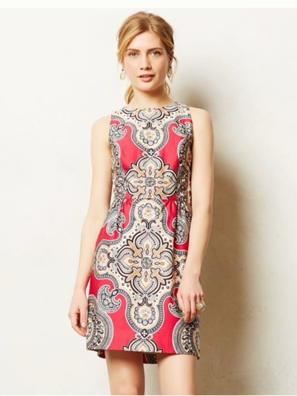 Anthropologie Moulinette Soeurs Geidi Paisley Print Dress